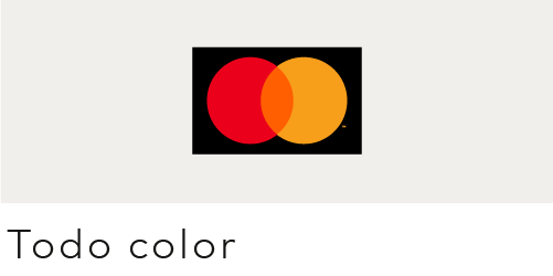 Imagen de la calcomanía de Mastercard a todo color