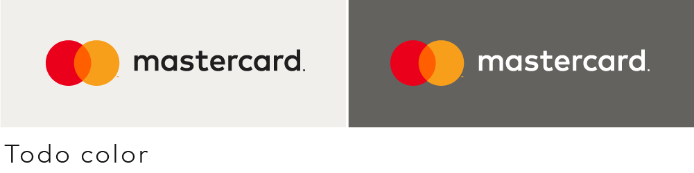 Imagen de la versión horizontal de Mastercard a todo color