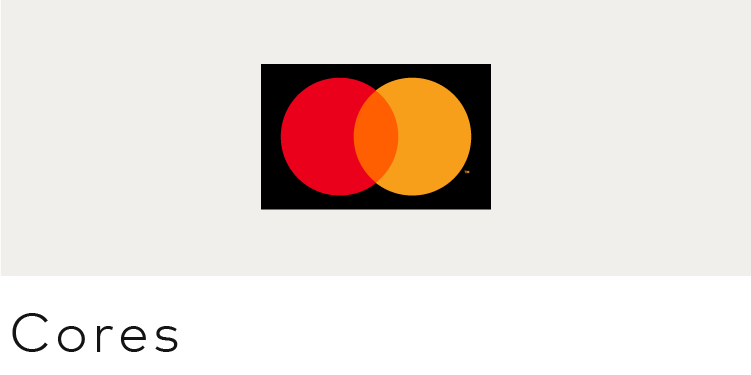 Imagem da versão colorida do adesivo Mastercard