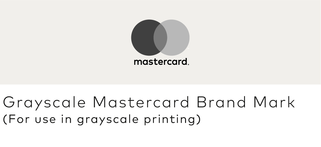 Image of the Grayscale Mastercard Brand Mark