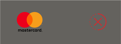 Image of insufficient background contrast for the Mastercard logo Image of insufficient background contrast for the Mastercard logo
