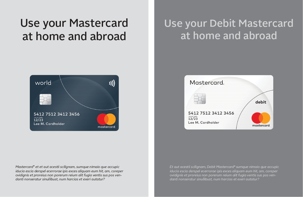 debit mastercard guidelines  logo usage rules